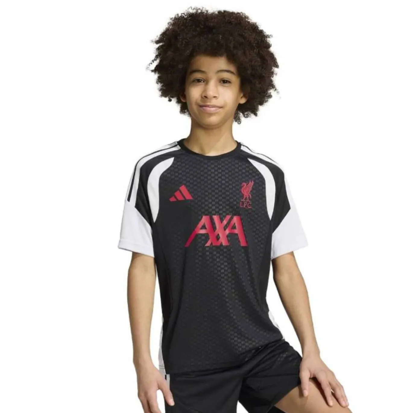 adidas Liverpool Trainingsset 2026-2027 Kids Zwart Grijs Wit Rood