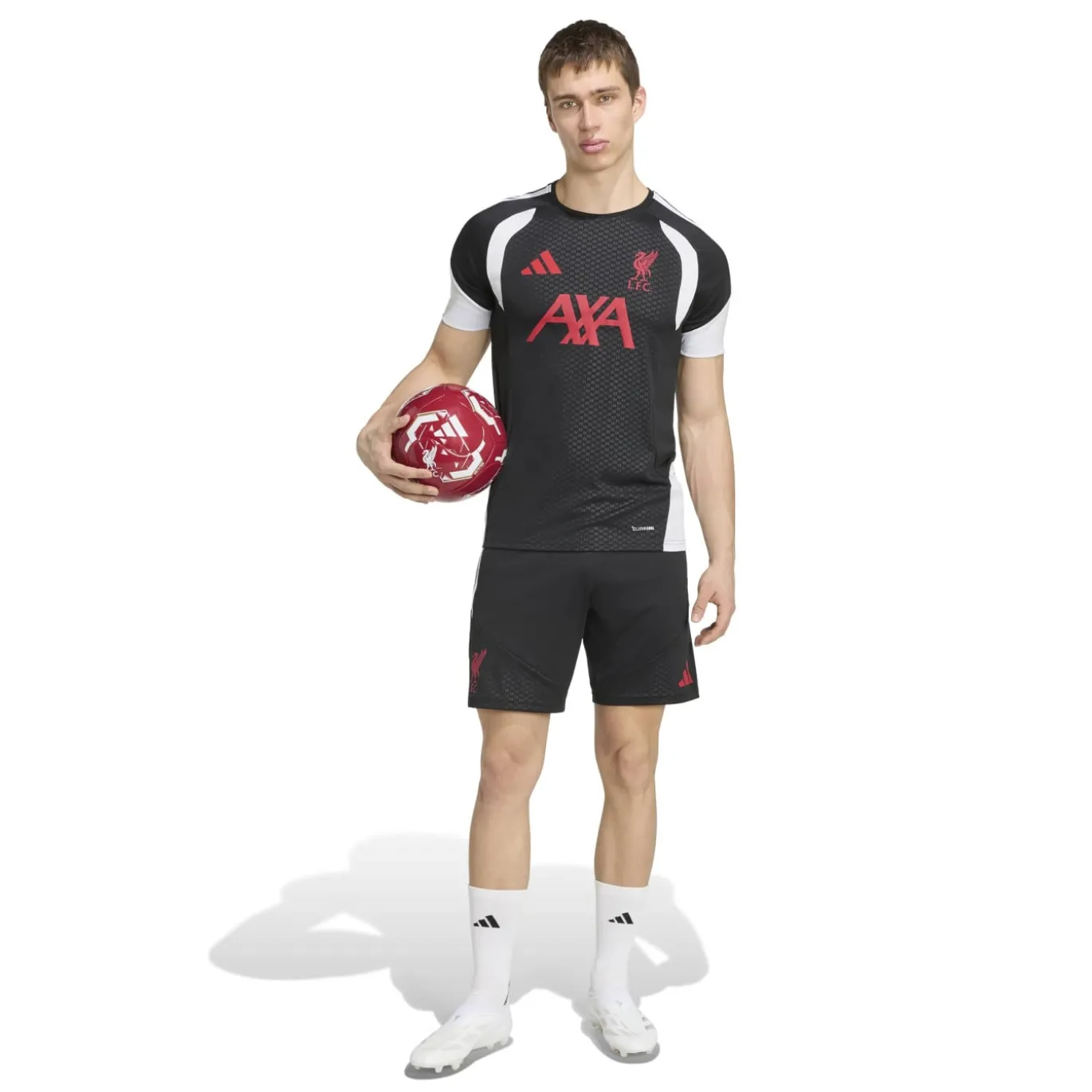 adidas Liverpool Trainingsset 2026-2027 Zwart Grijs Wit Rood