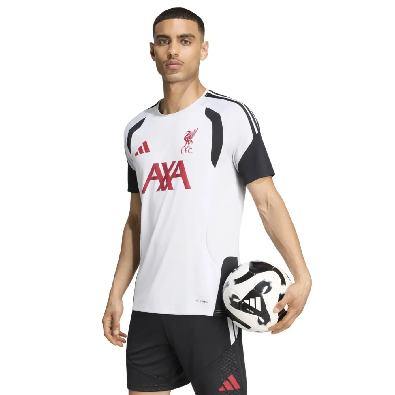 adidas Liverpool Trainingsshirt 2026-2027 Wit Zwart Rood