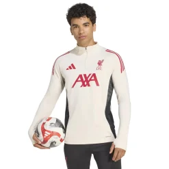 adidas Liverpool Trainingstrui 1/4-Zip 2025-2026 Wit Rood Zwart