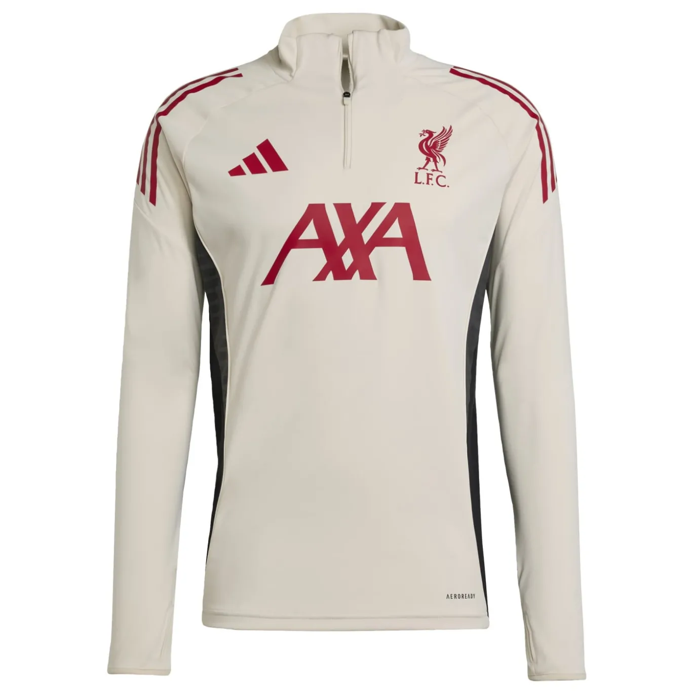 adidas Liverpool Trainingstrui 1/4-Zip 2025-2026 Wit Rood Zwart