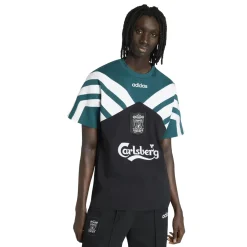 adidas Liverpool T-Shirt 1995-1996 Zwart Groen Wit