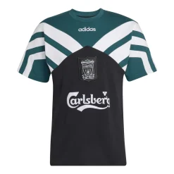 adidas Liverpool T-Shirt 1995-1996 Zwart Groen Wit