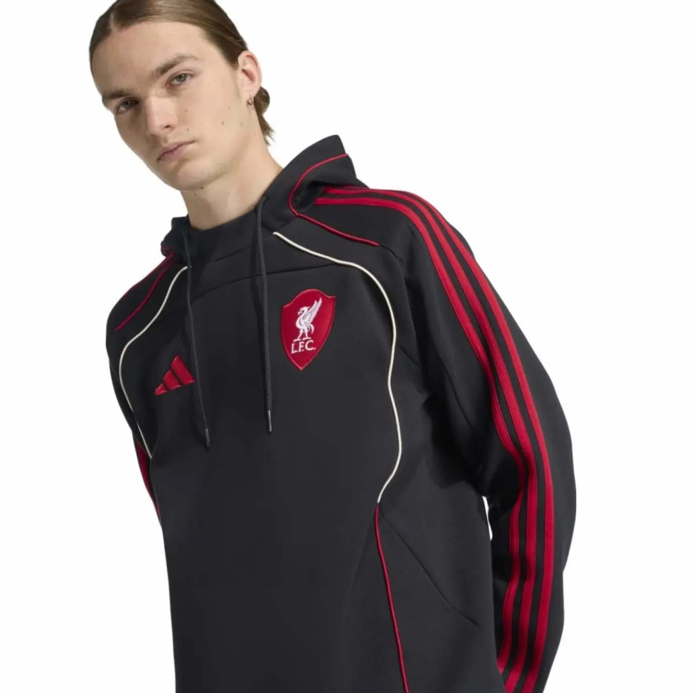 adidas Liverpool Urban Purist Joggingpak Hooded Zwart Rood Wit