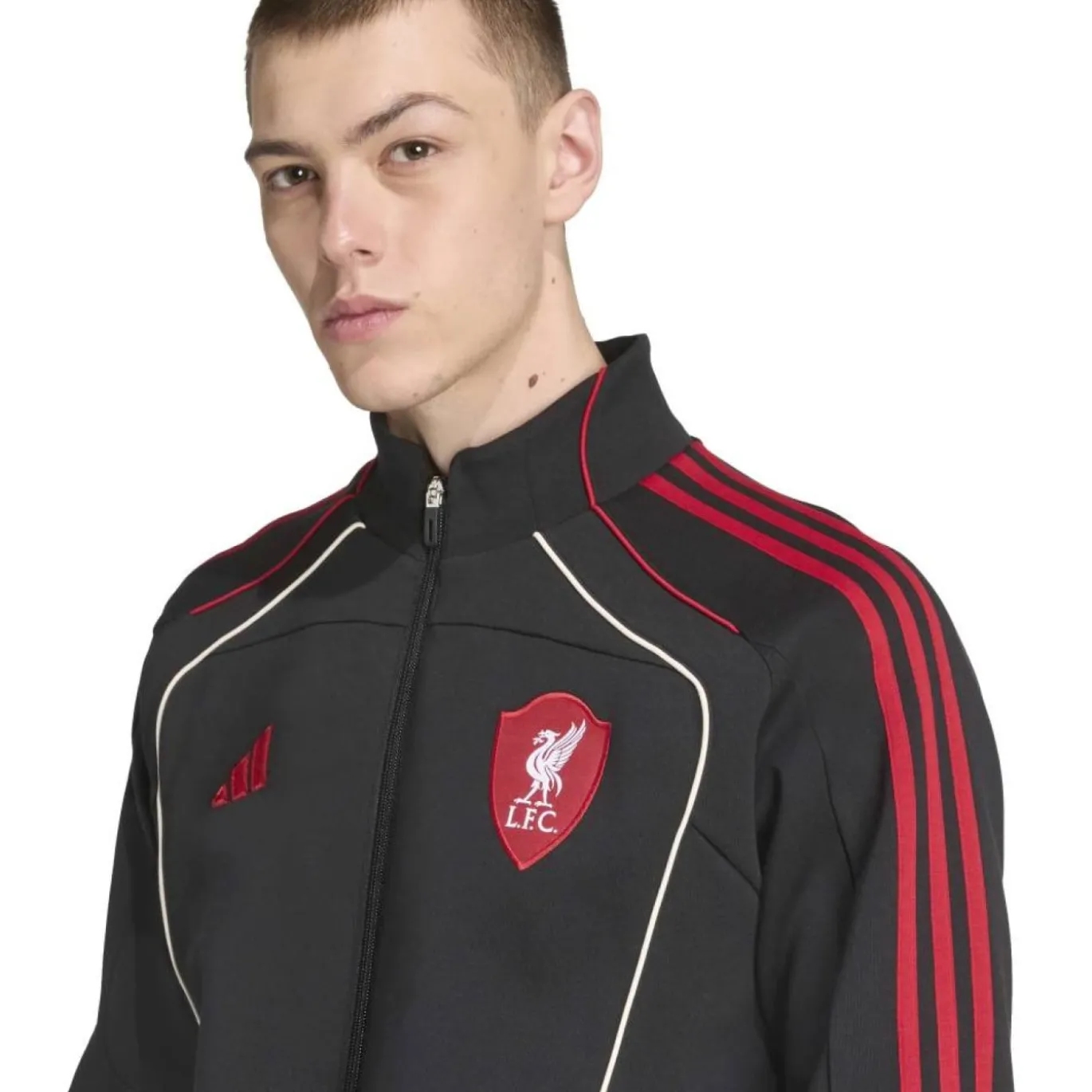 adidas Liverpool Urban Purist Trainingspak Full-Zip Zwart Rood Wit