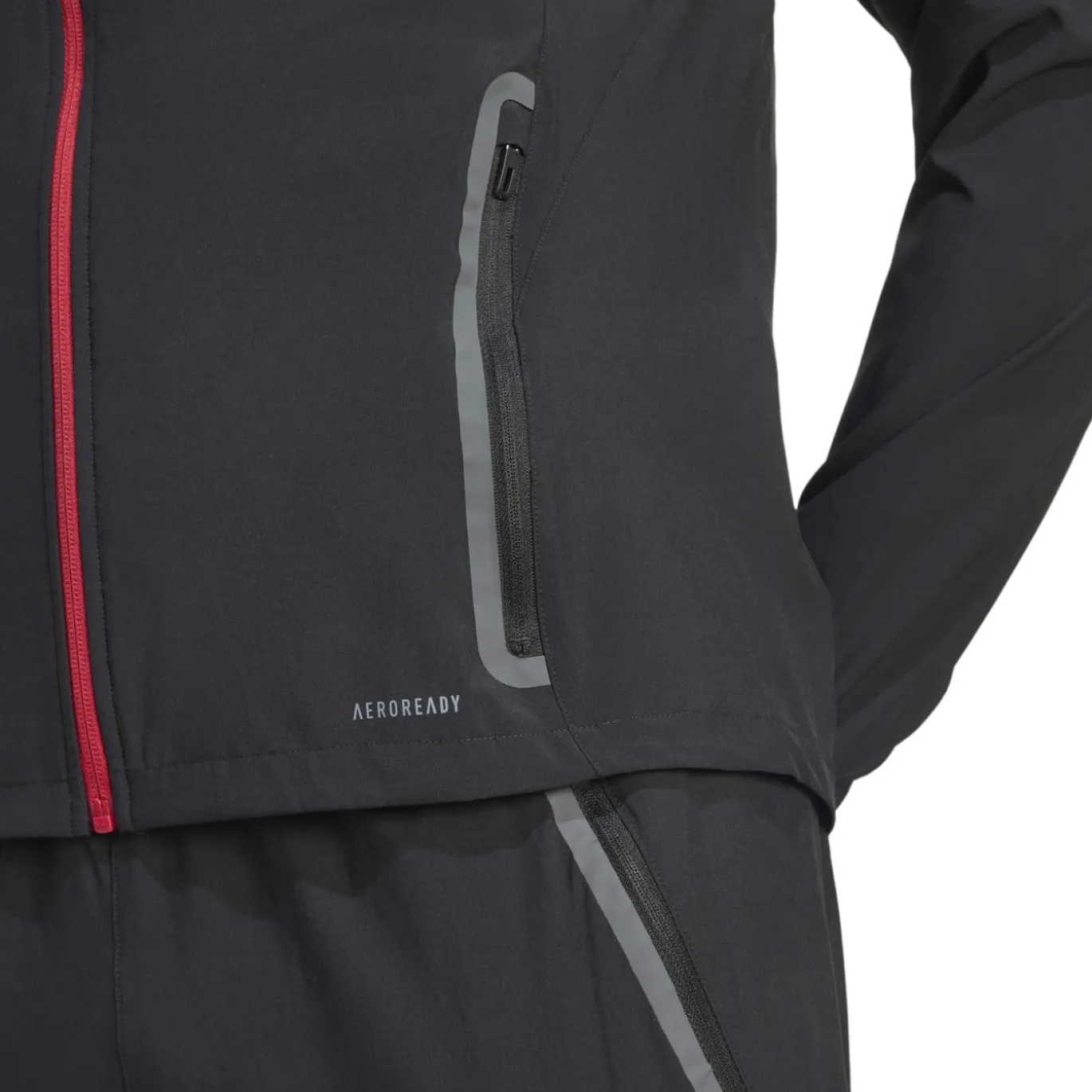 adidas Liverpool Vis Tech Trainingspak Full-Zip Zwart Rood