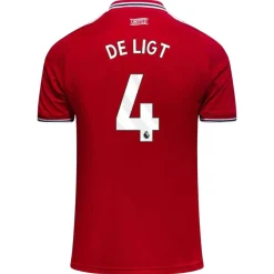 adidas Manchester United De Ligt 4 Thuisshirt 2026-2027 Kids