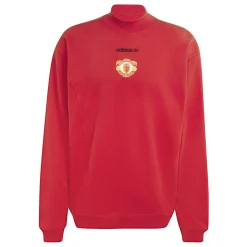 adidas Manchester United EQT Crew Sweater Rood Zwart Wit