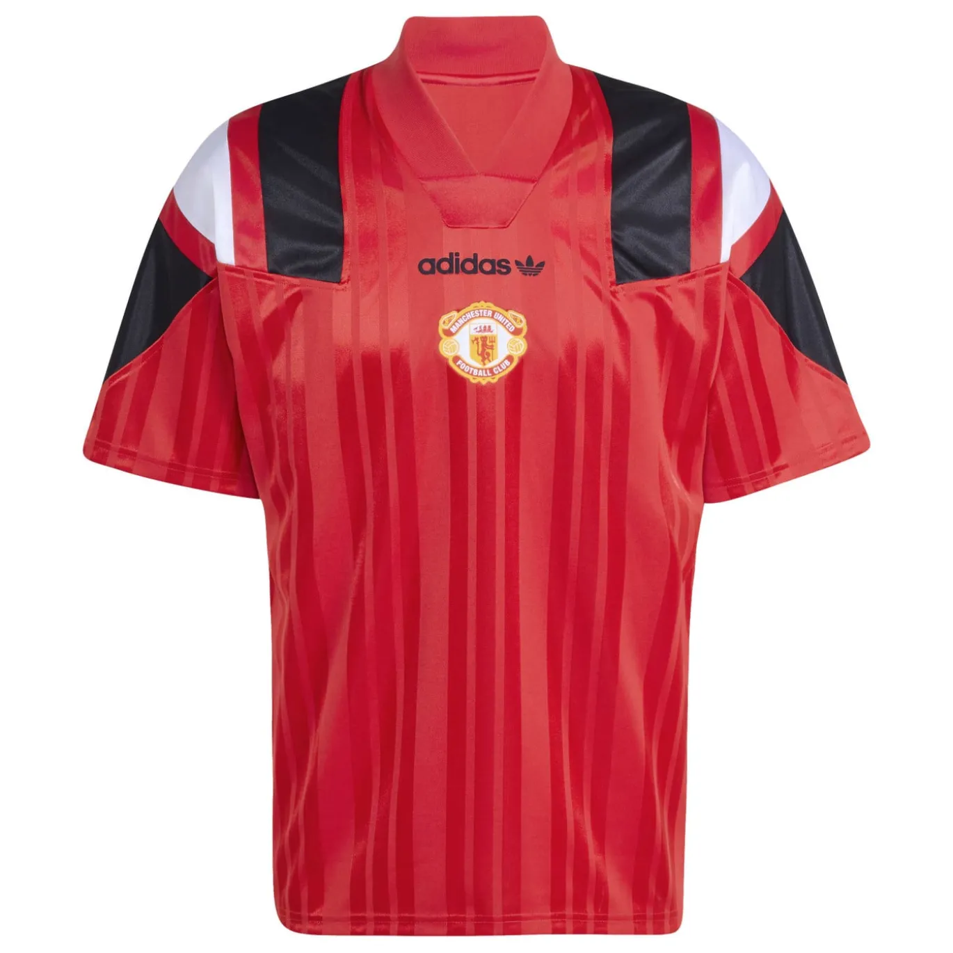 adidas Manchester United EQT T-Shirt Rood Zwart Wit