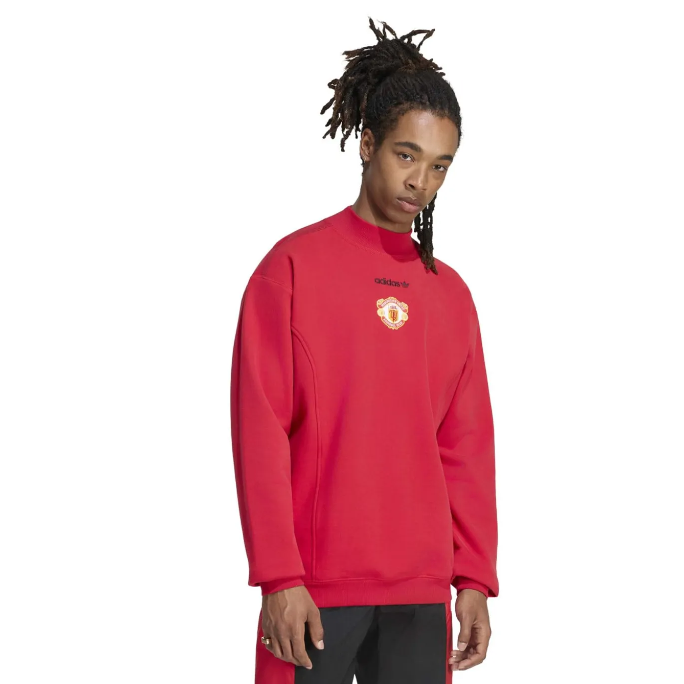 adidas Manchester United EQT Crew Trainingspak Rood Zwart Wit