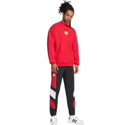 adidas Manchester United EQT Crew Trainingspak Rood Zwart Wit