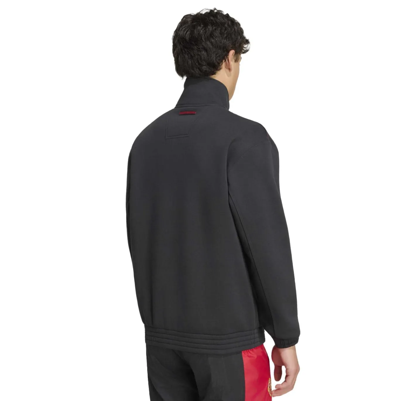 adidas Manchester United EQT Trainingspak 1/4-Zip Zwart Rood Wit