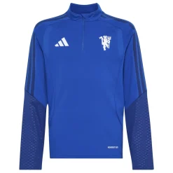 adidas Manchester United Europees Trainingstrui 1/4-Zip 2026-2027 Kids Donkerblauw Wit