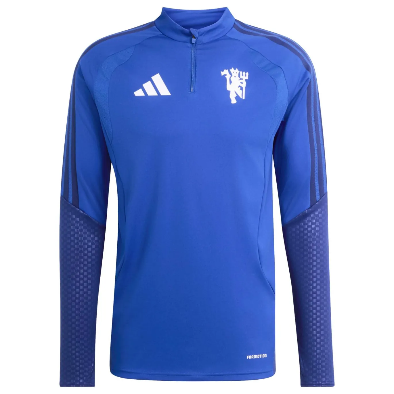adidas Manchester United Europees Trainingstrui 1/4-Zip 2026-2027 Donkerblauw Wit