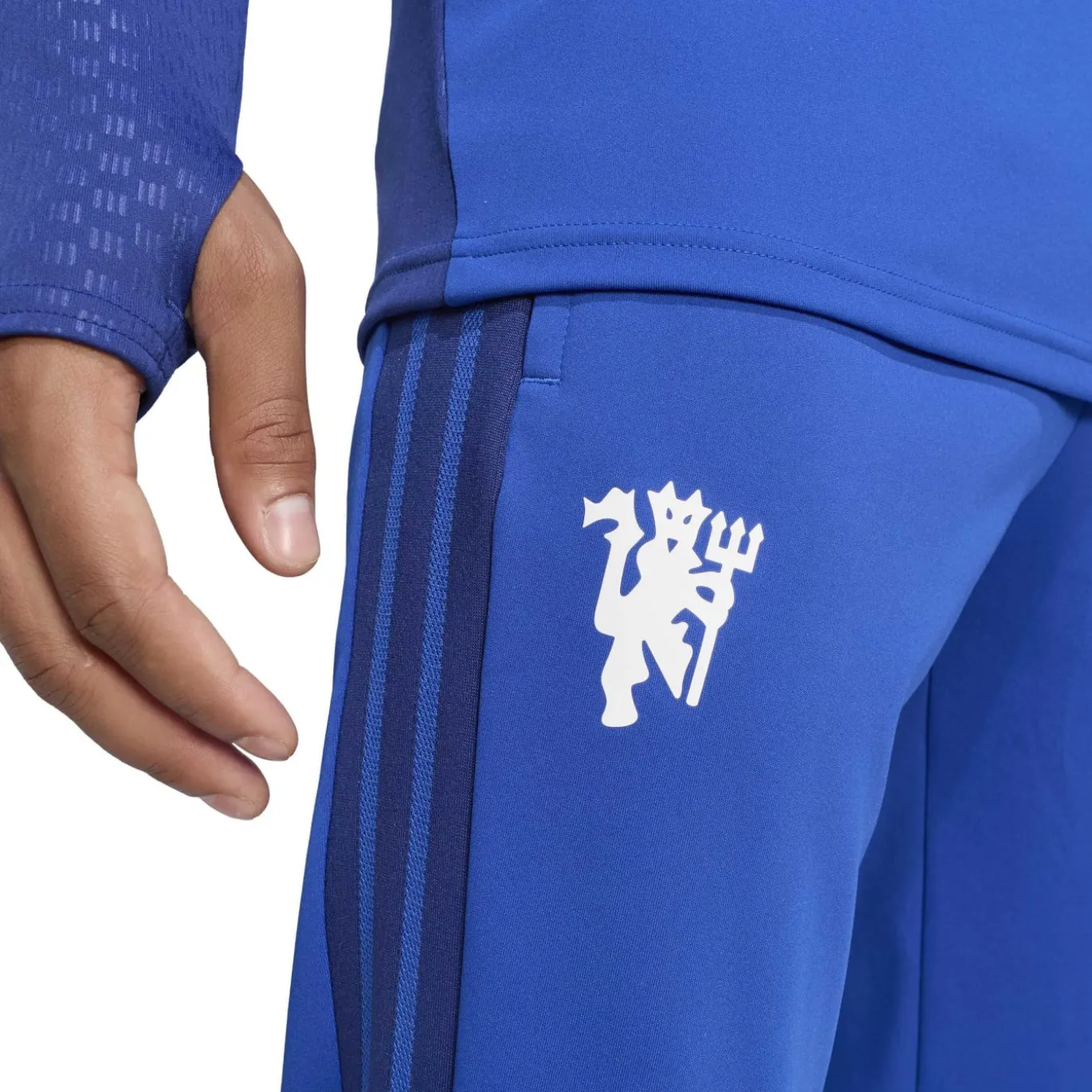 adidas Manchester United Europees Trainingsbroek 2026-2027 Donkerblauw Wit