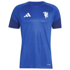 adidas Manchester United Europees Trainingsshirt 2026-2027 Donkerblauw Wit