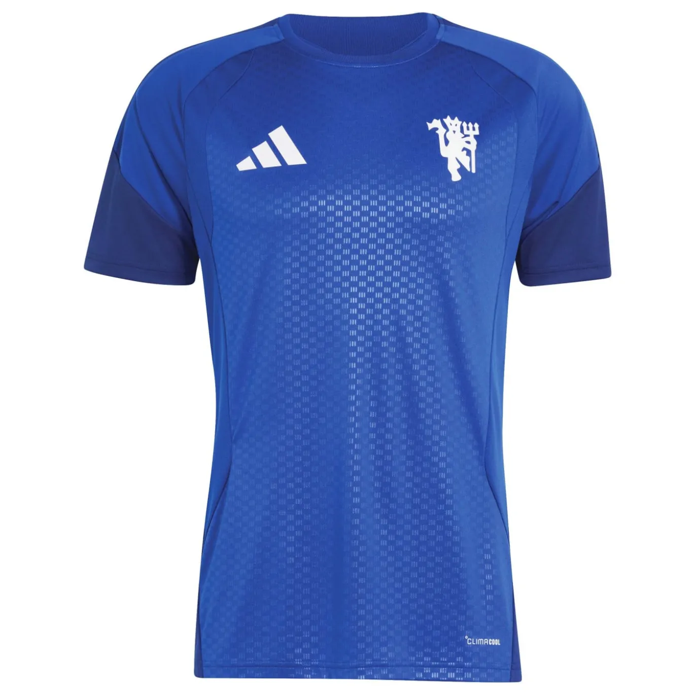 adidas Manchester United Europees Trainingsshirt 2026-2027 Donkerblauw Wit
