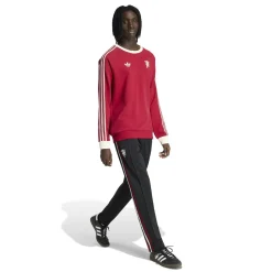 adidas Manchester United Originals Crew Trainingspak Rood Zwart Wit