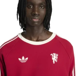 adidas Manchester United Originals Crew Trainingspak Rood Zwart Wit