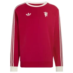 adidas Manchester United Originals Crew Sweater Rood Wit