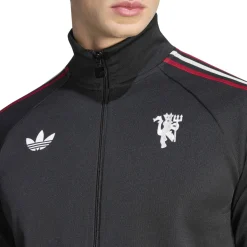 adidas Manchester United Originals Trainingsjack Zwart Wit Rood
