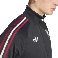 adidas Manchester United Originals Trainingsjack Zwart Wit Rood