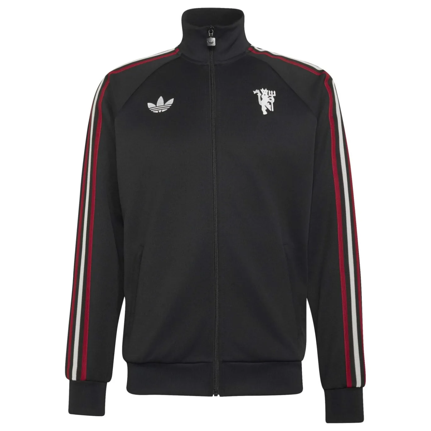 adidas Manchester United Originals Trainingsjack Zwart Wit Rood