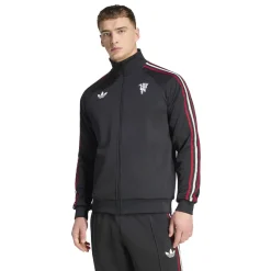adidas Manchester United Originals Trainingsjack Zwart Wit Rood