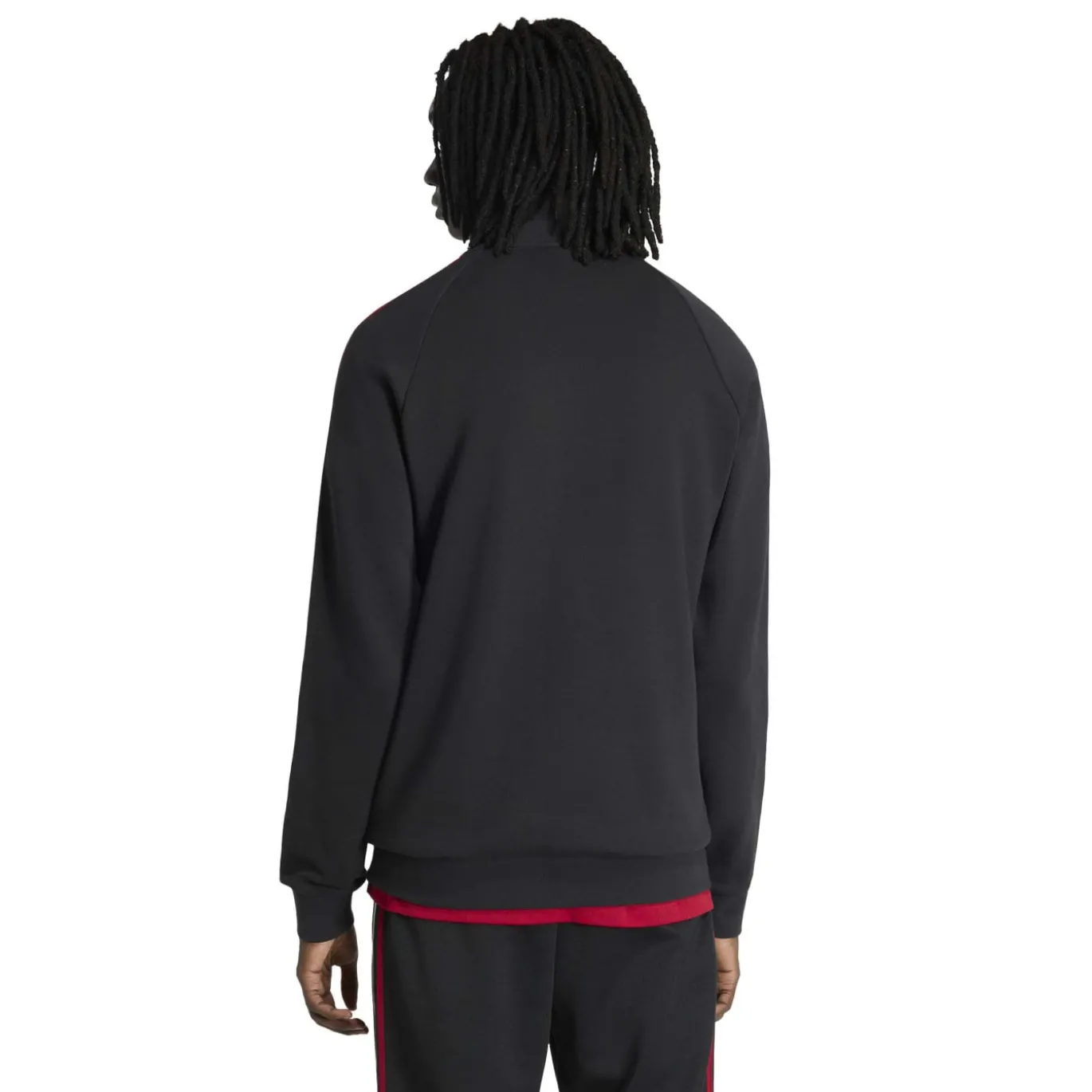 adidas Manchester United Originals Trainingstrui 1/4-Zip Zwart Wit Rood