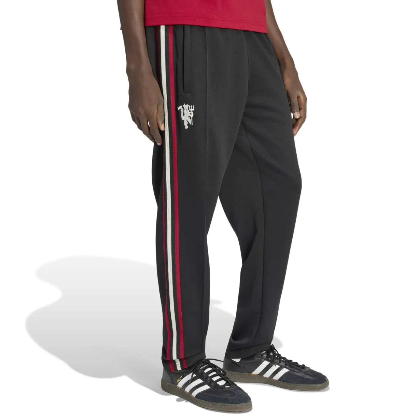 adidas Manchester United Originals Trainingsbroek Zwart Wit Rood