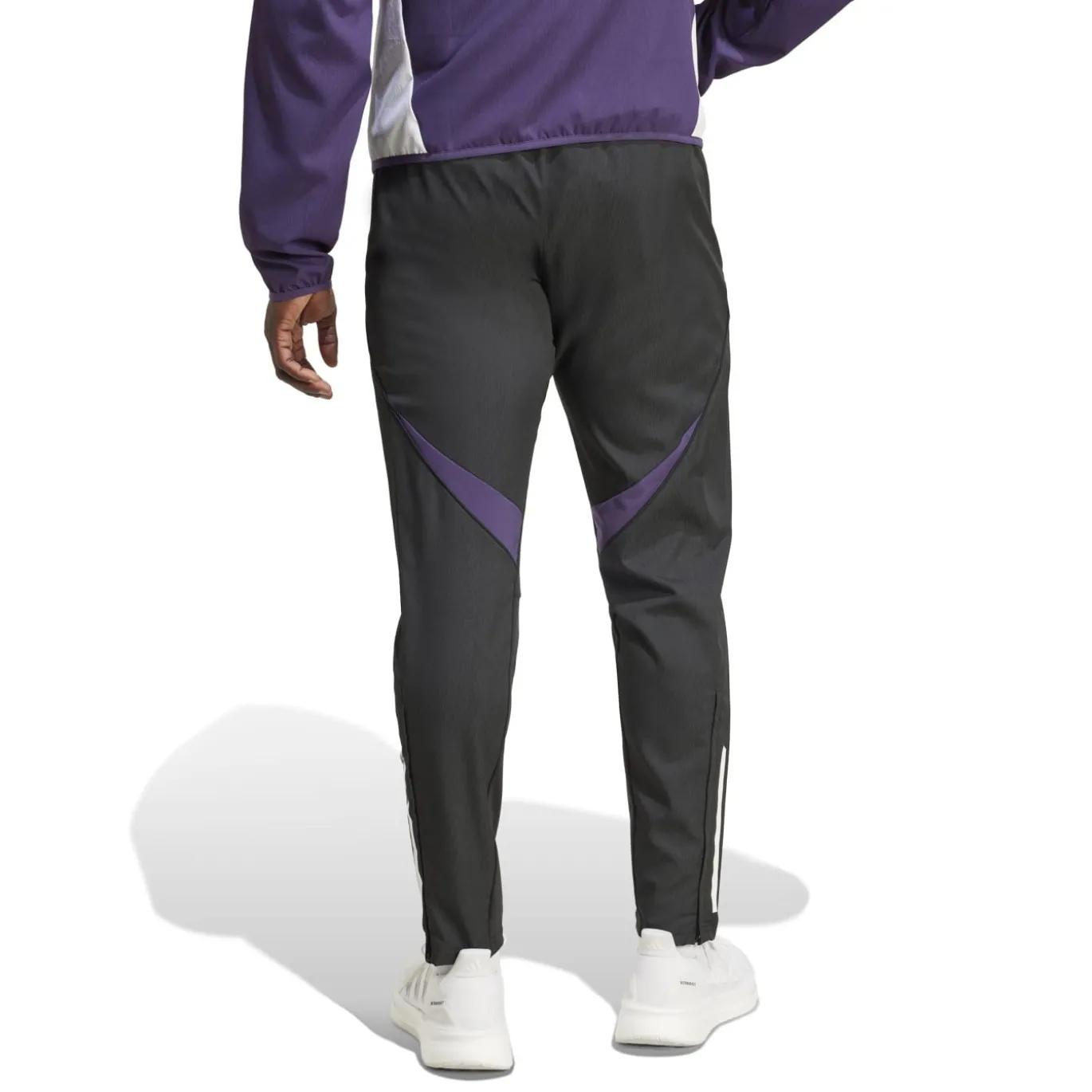 adidas Manchester United Presentatie Trainingspak Full-Zip 2025-2026 Paars Zwart Wit