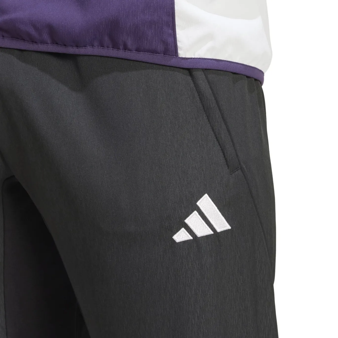 adidas Manchester United Presentatie Trainingsbroek 2025-2026 Zwart Wit Paars