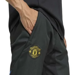 adidas Manchester United Presentatie Trainingsbroek 2025-2026 Zwart Blauw Geel