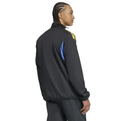 adidas Manchester United Presentatie Trainingsjack 2025-2026 Zwart Blauw Geel