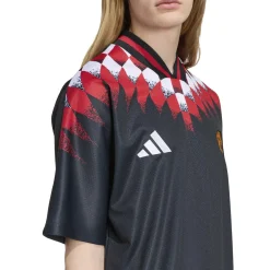 adidas Manchester United Stadium T-Shirt 2026-2027 Zwart Rood Wit