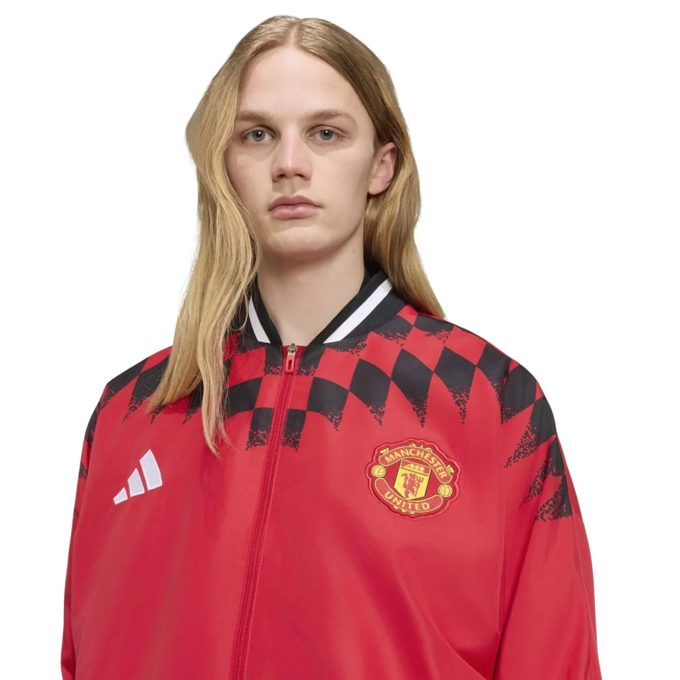 adidas Manchester United Stadium Trainingsjack 2026-2027 Rood Zwart Wit