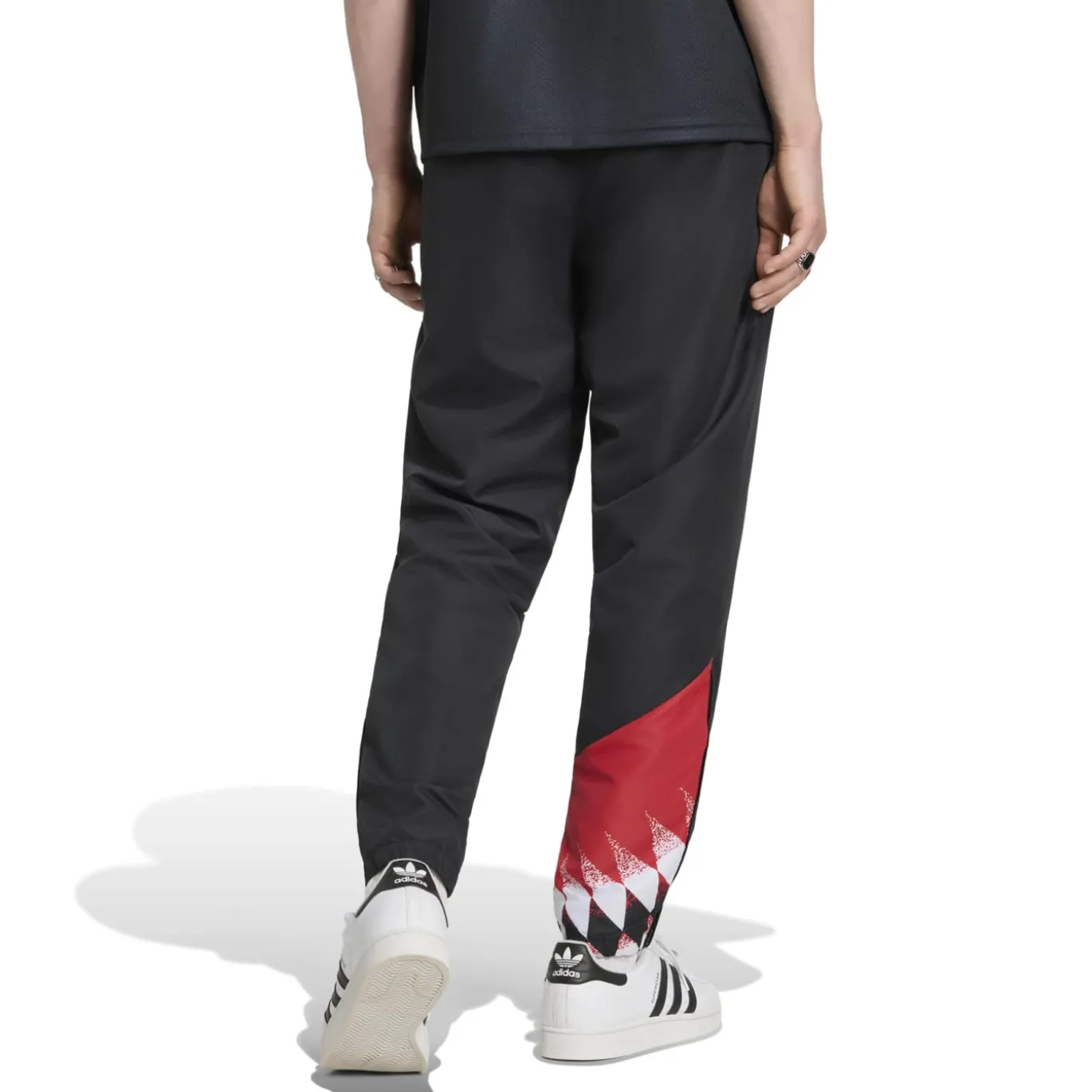 adidas Manchester United Stadium Trainingsbroek 2026-2027 Zwart Wit Rood
