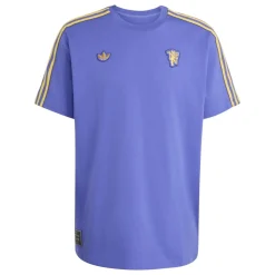 adidas Manchester United Terrace Icons T-Shirt Paars Goud