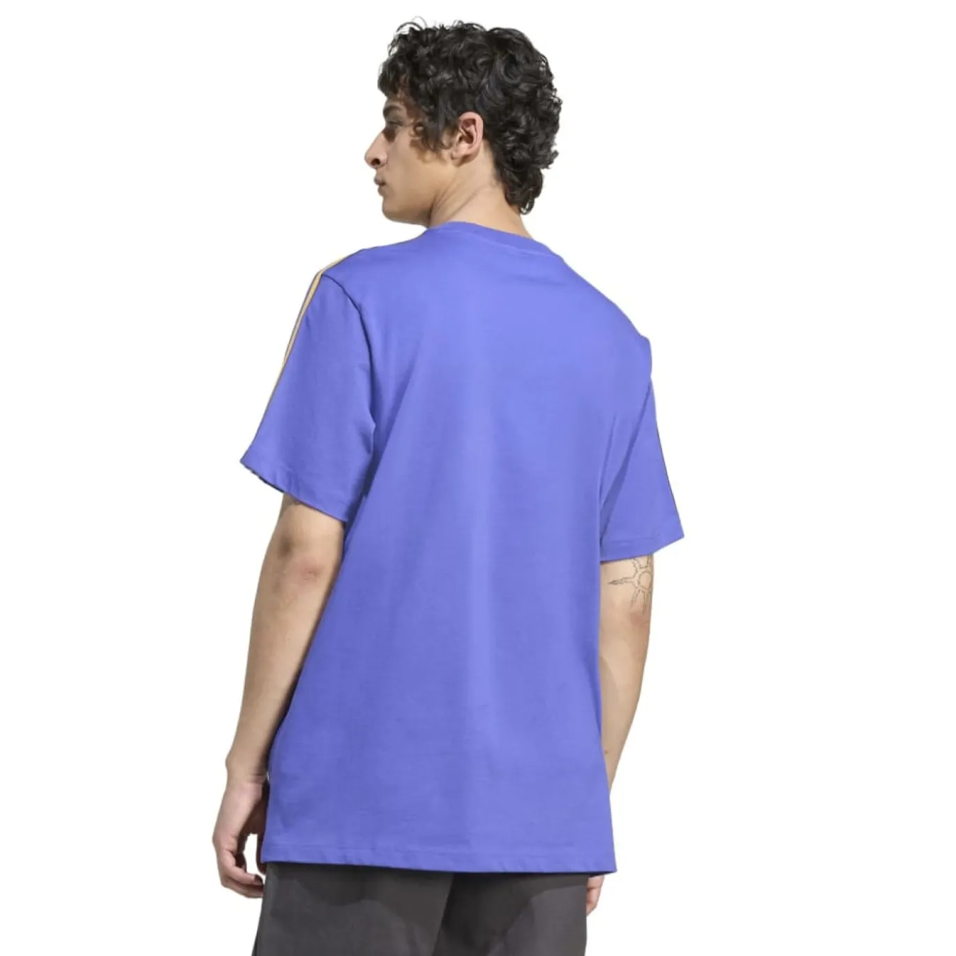 adidas Manchester United Terrace Icons T-Shirt Paars Goud