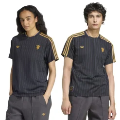 adidas Manchester United Terrace Icons T-Shirt Zwart Goud