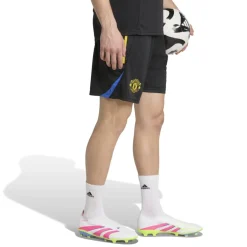 adidas Manchester United Trainingsbroekje 2025-2026 Zwart Blauw Geel