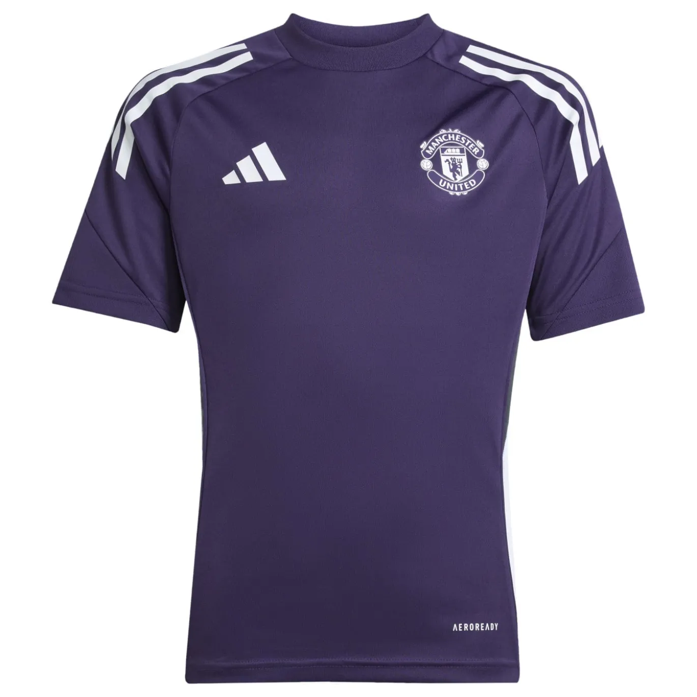 adidas Manchester United Trainingsshirt 2025-2026 Kids Paars Wit Zwart
