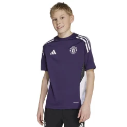 adidas Manchester United Trainingsshirt 2025-2026 Kids Paars Wit Zwart