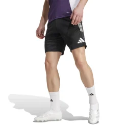 adidas Manchester United Trainingsbroekje 2025-2026 Zwart Wit Paars