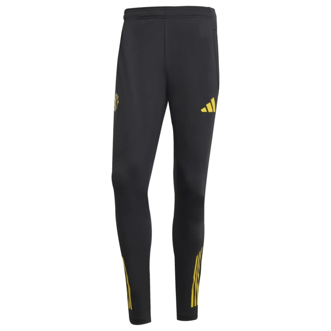 adidas Manchester United Trainingsbroek 2025-2026 Zwart Blauw Geel