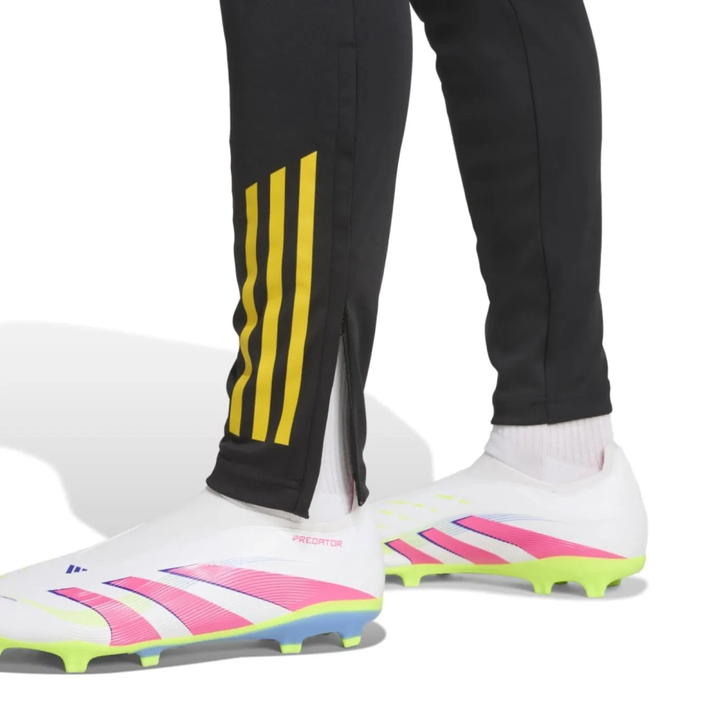 adidas Manchester United Trainingsbroek 2025-2026 Zwart Blauw Geel