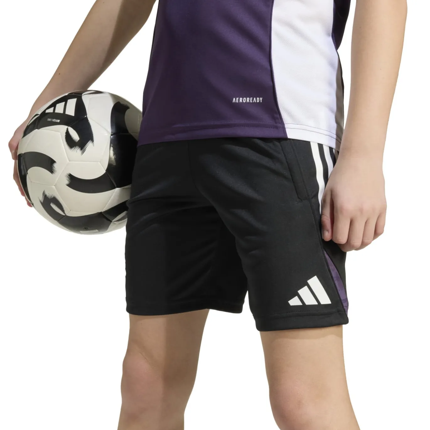 adidas Manchester United Trainingsset 2025-2026 Kids Paars Zwart Wit