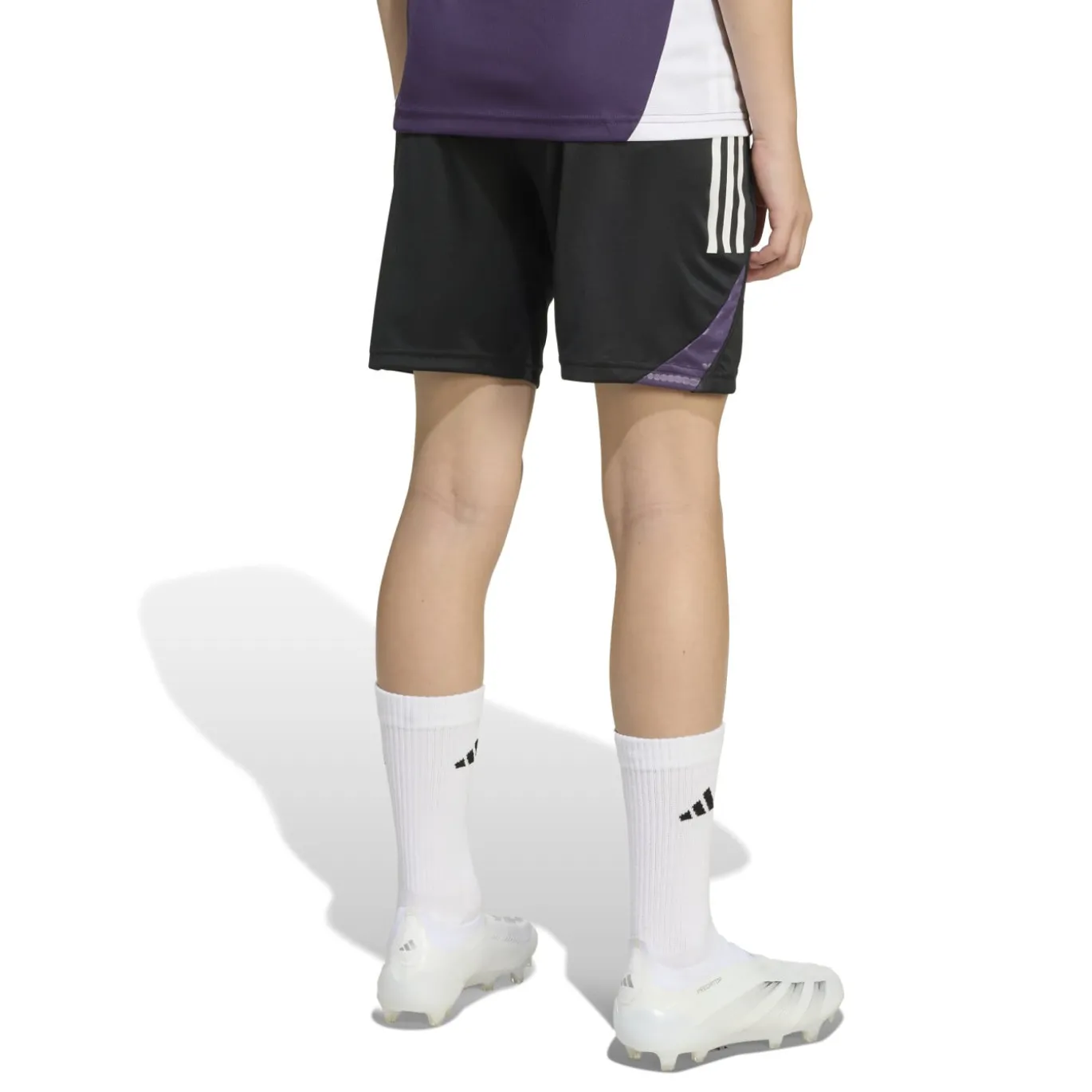 adidas Manchester United Trainingsset 2025-2026 Kids Paars Zwart Wit