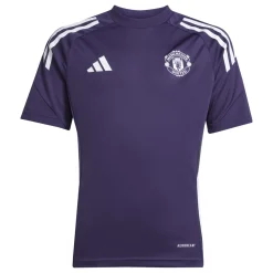 adidas Manchester United Trainingsset 2025-2026 Kids Paars Zwart Wit