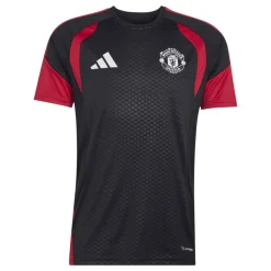 adidas Manchester United Trainingsshirt 2026-2027 Zwart Rood Wit